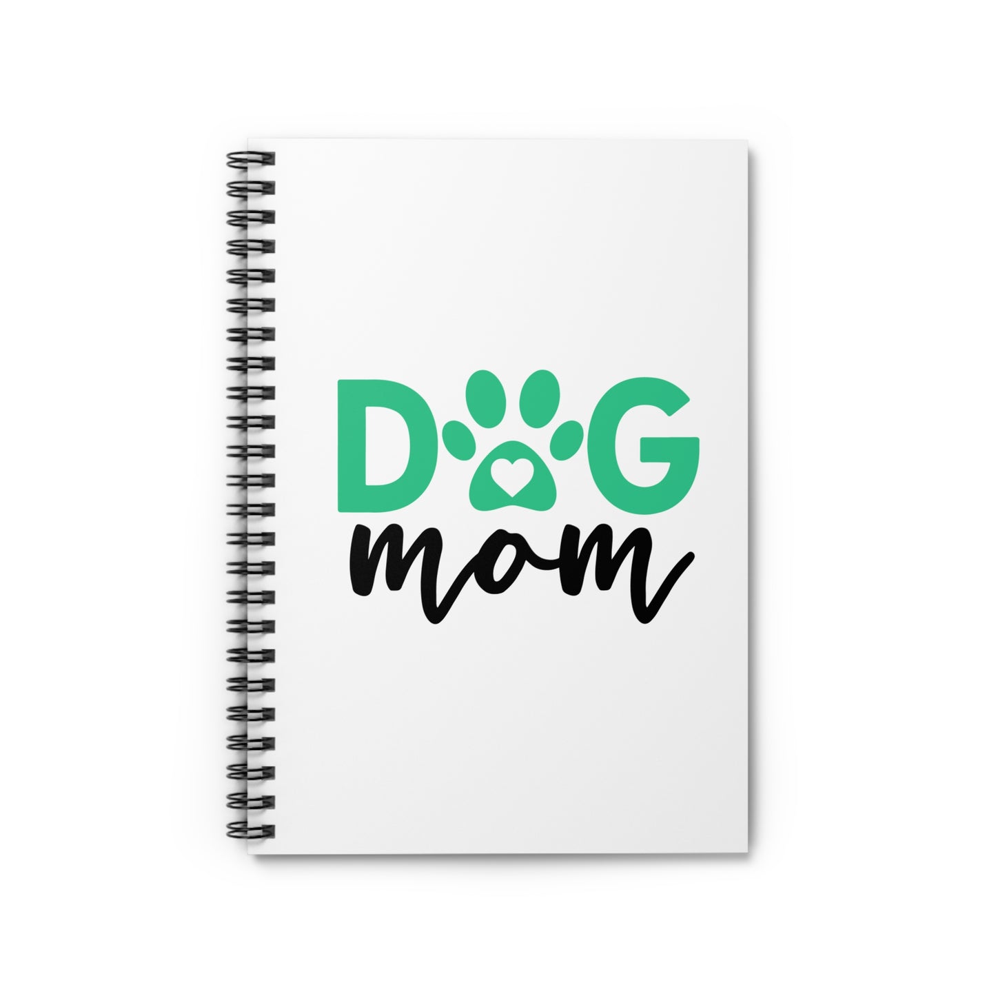 Dog Mom Spiral Notebook - Perfect for Dog Lovers, Pet Journals, Gift for Dog Moms, Cute Stationery, Ruled Pages for Notes