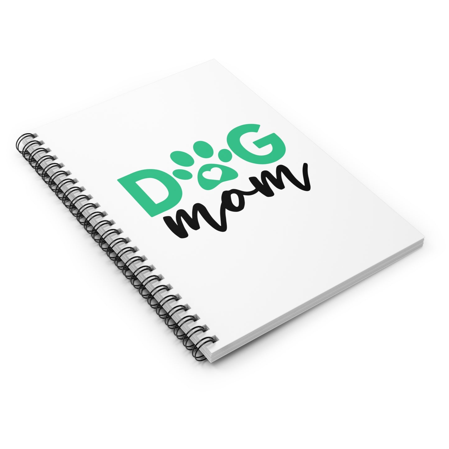 Dog Mom Spiral Notebook - Perfect for Dog Lovers, Pet Journals, Gift for Dog Moms, Cute Stationery, Ruled Pages for Notes
